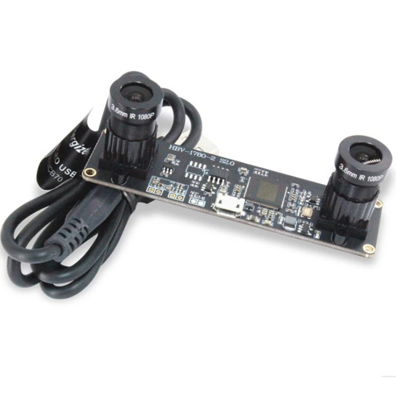 

OV9732 Binocular Sync Camera Module 72 Degree 1 Million Pixel HD Module Face Recognition AR Depth Detection HBV-1780-2