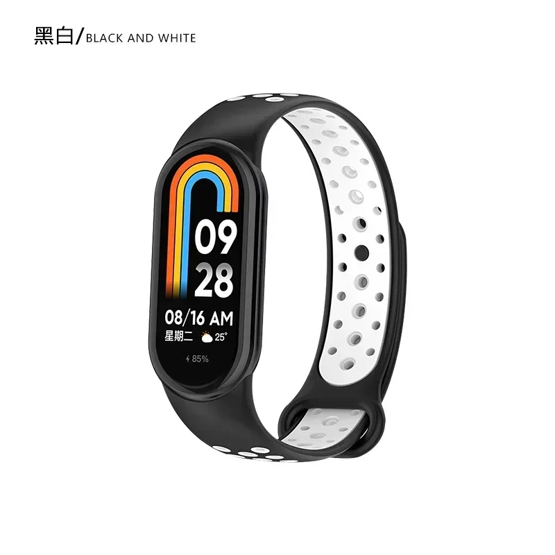 Силиконовый Спортивный Ремешок Для Xiaomi Mi Watch Band 9/8 Удобный Сменный Браслет