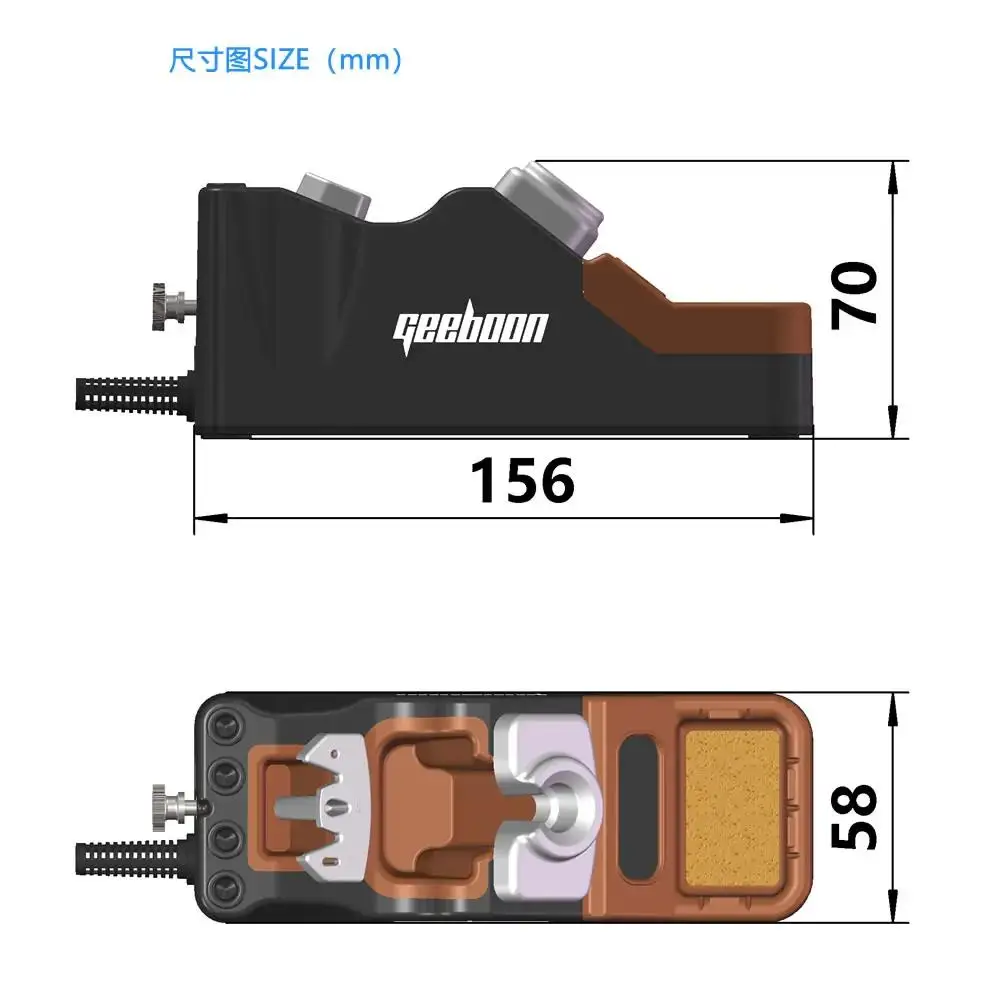 Фото Паяльная станция GOOD GEEBOON TC22 240W с подставкой для паяльника SDC02 + рукоятки T245 T210 + паяльные жала C245 C210 №4