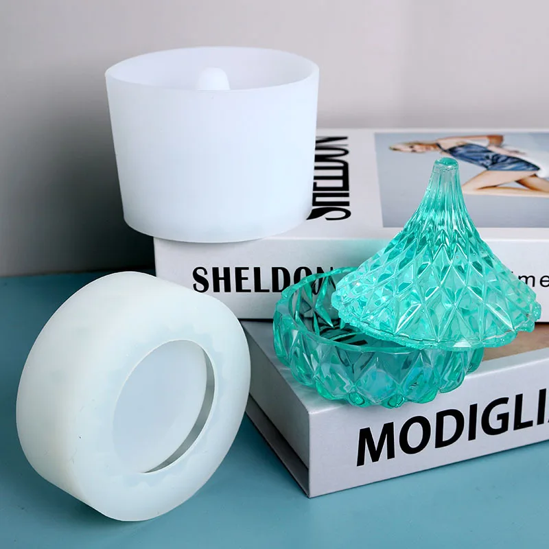 Candle Holder + Candle Jar Silicone Diy Epoxy Mould Handmade Epoxy Mould Candle Making Supplies