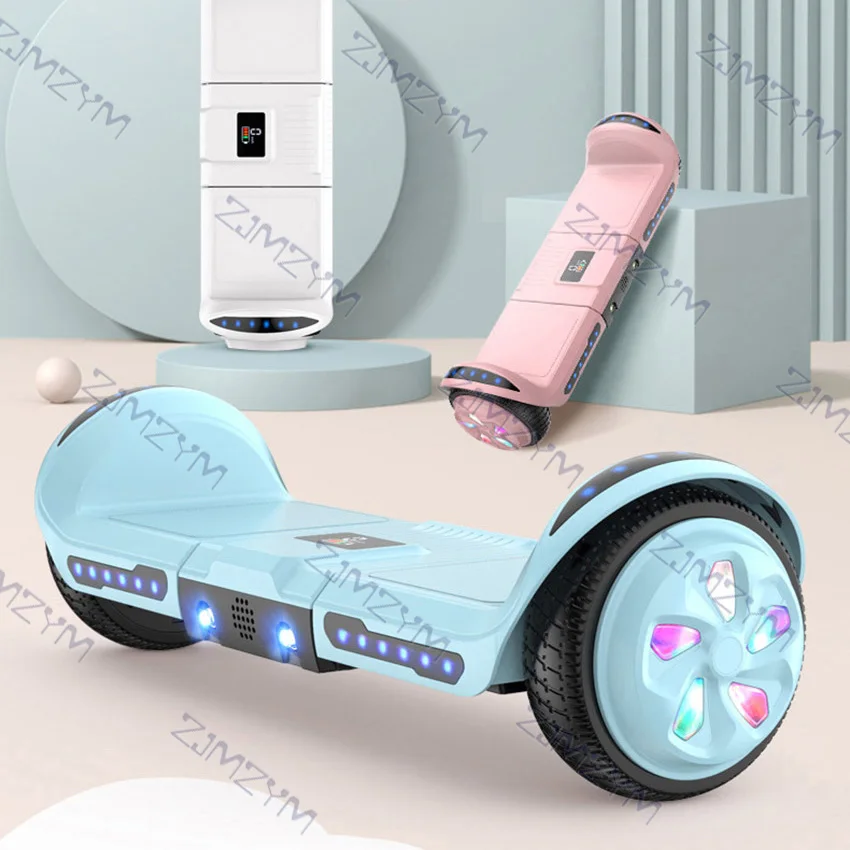 6.5 Inch Children Smart Balance Wheel Hoverboard Skateboard Self-Balancing Electric Scooter 2 Standing Hover Board |