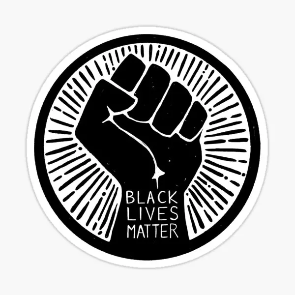 

Black Lives Matter 5PCS Stickers for Funny Room Water Bottles Cute Kid Decor Living Room Cartoon Decorations Window Wall