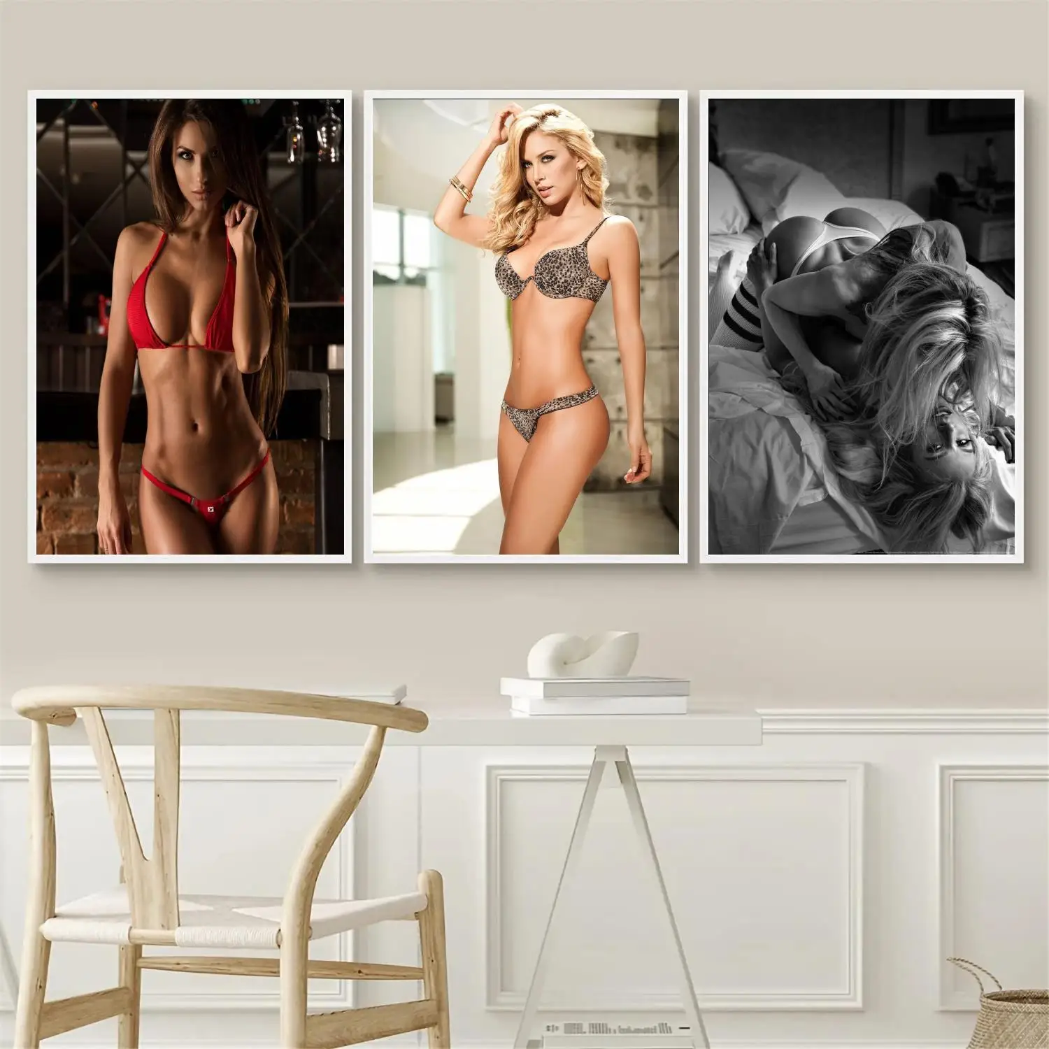 

Sexy Girls Poster Wall Art 24x36 Canvas Posters Decoration Art Poster Personalized Gift Modern Family bedroom Painting