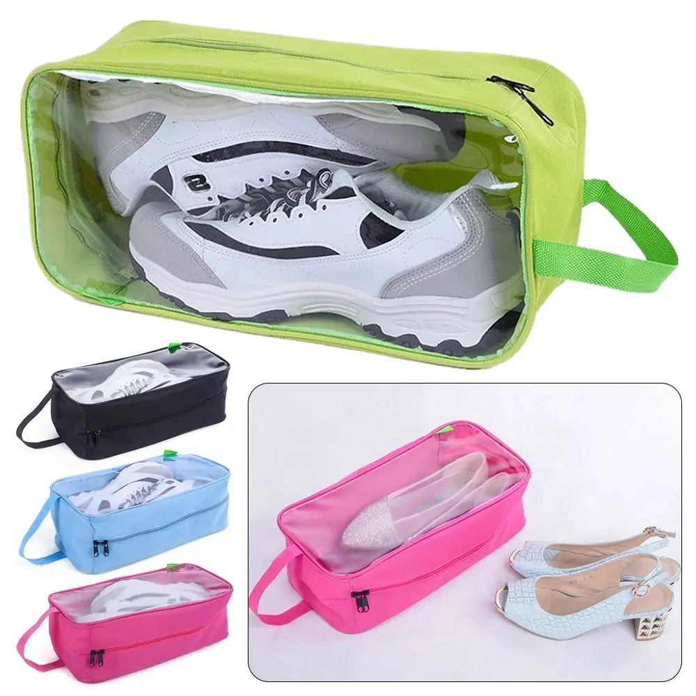 

Pvc Dustproof Large Capacity Oxford Cloth Finishing Bag Storage Bag Travel Shoes Boots Cover Shoes Bag