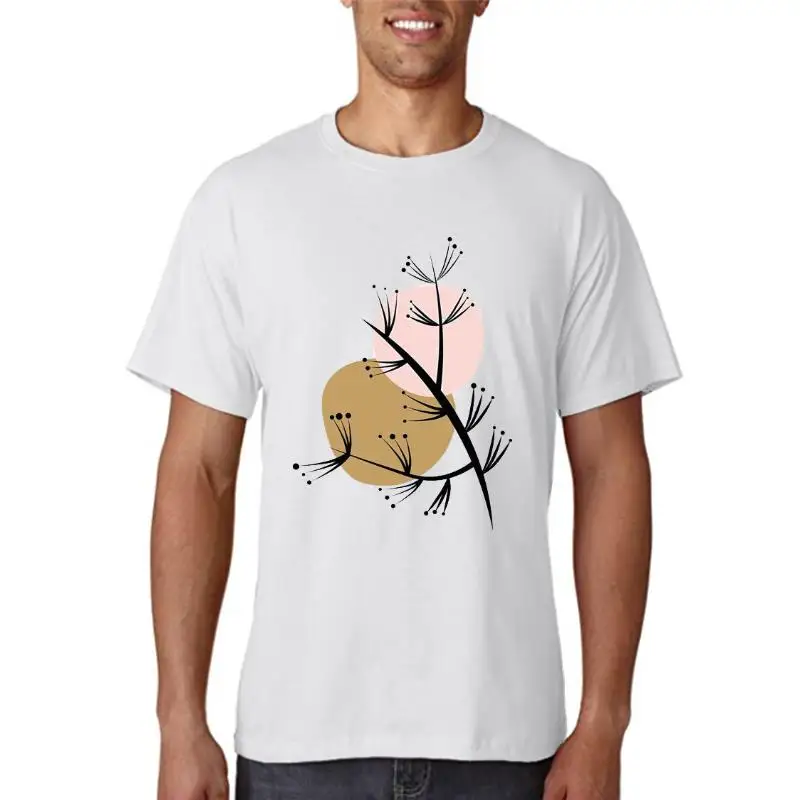 

Футболка женская с коротким рукавом, модная Милая мультяшная одежда, акварельная Милая футболка с рисунком растений, весна-лето