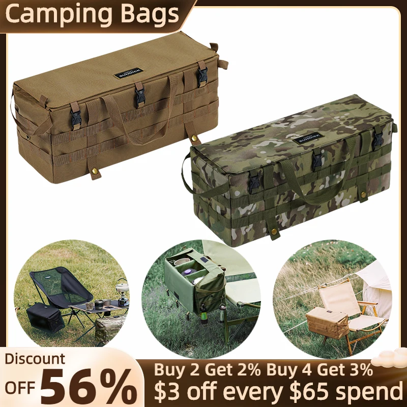 Waterproof Oxford Cloth Tactical Range Bags Hanging Pocket Molle Case Pack Outdoor Camping Hunting Tools Bags Desk Side Pouch