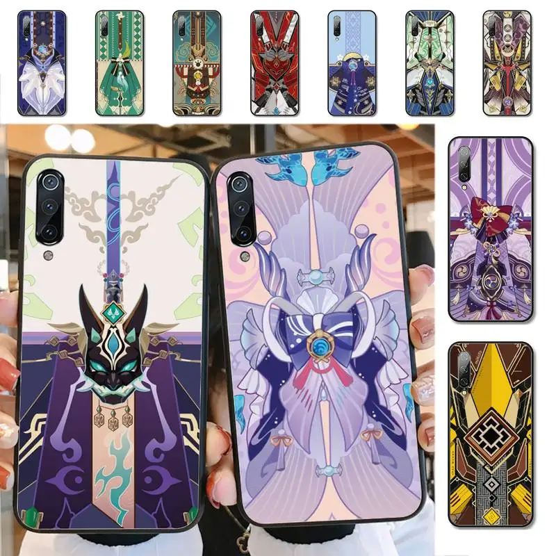 

YNDFCNB Genshin Impact Medal Phone Case for Xiaomi mi 8 9 10 lite pro 9SE 5 6 X max 2 3 mix2s F1