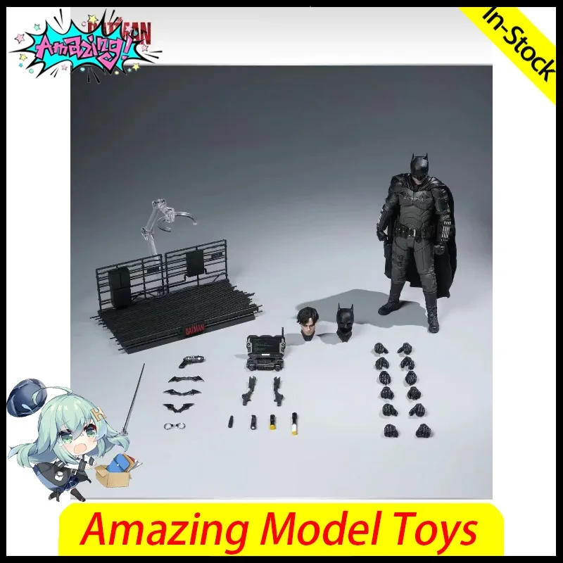 Фото Коллекционная фигурка YuanYe Culture Good Product Manufacturing DC Fondjoy: Новая модель Бэтмена в масштабе 1/12, готовая, подвижная, коллекционная игрушка №1
