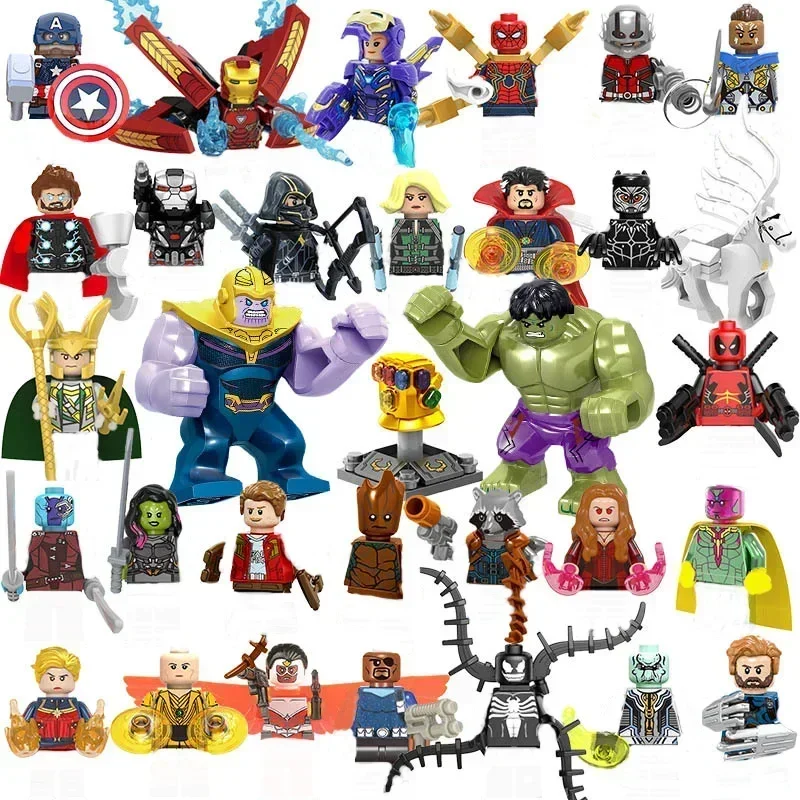 Легенда Marvel, куклы Человек-паук, Мини-куклы с персонажами аниме, искусственная кожа, сборные строительные блоки «сделай сам», Детские Подарочные игрушки (art.: 3920c882ffc21) - 3920c882ffc21