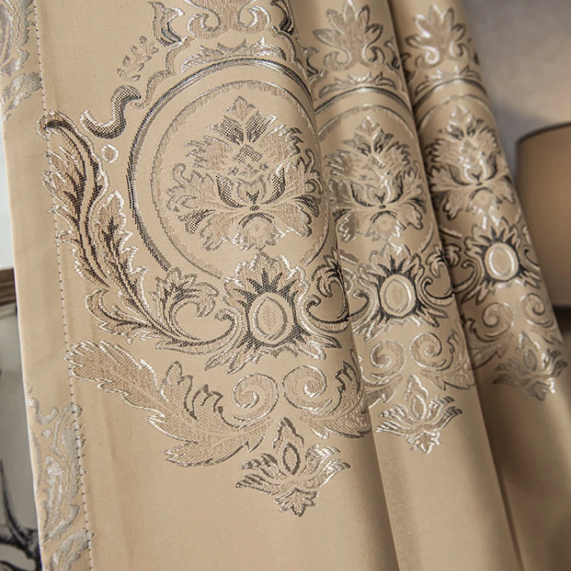 

Новые занавески на заказ, занавески в европейском стиле для гостиной, затемняющие шторы для спальни, современные минималистичные Роскошные...