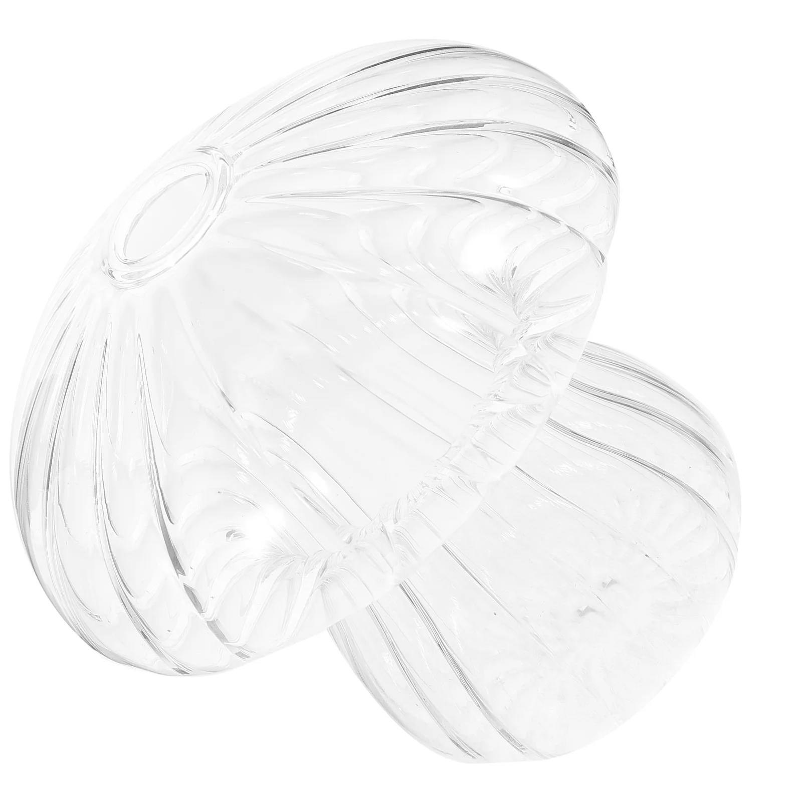 

Mushroom Shaped Glass Vase Desktop Flower Arrangement Vase Household Decorative Glass Planter