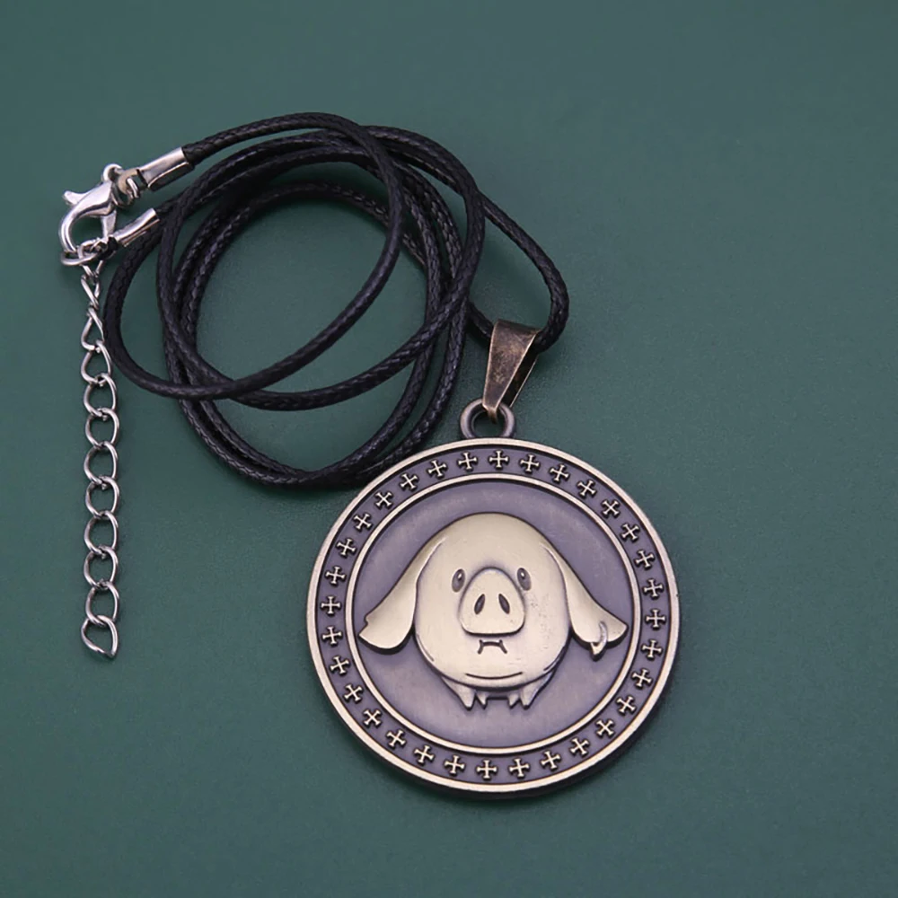 

The Seven Deadly Sins Alloy Necklace Meliodas Ban Hawk Pig Dragon's Wrath Fox's Greed Soft Elizabeth Liones Pendant Jewelry Gift