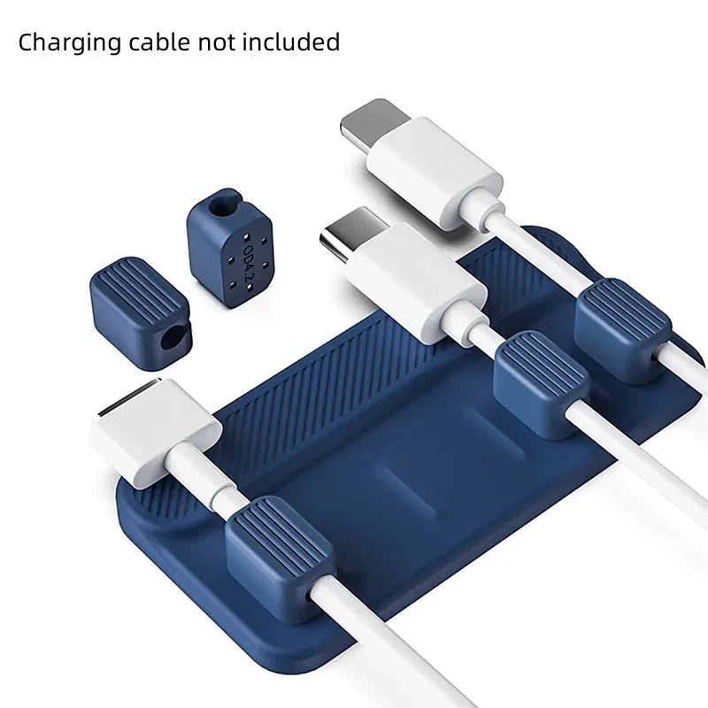 Magnetic Cable Manager Charging Cable Organizer Data Cable Fixer Desktop Cable Manager Practical And Durable High Quality