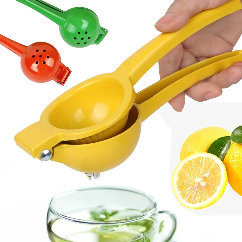 Home Manual Lemon Squeezer Aluminum Alloy Hand Pressed Orang