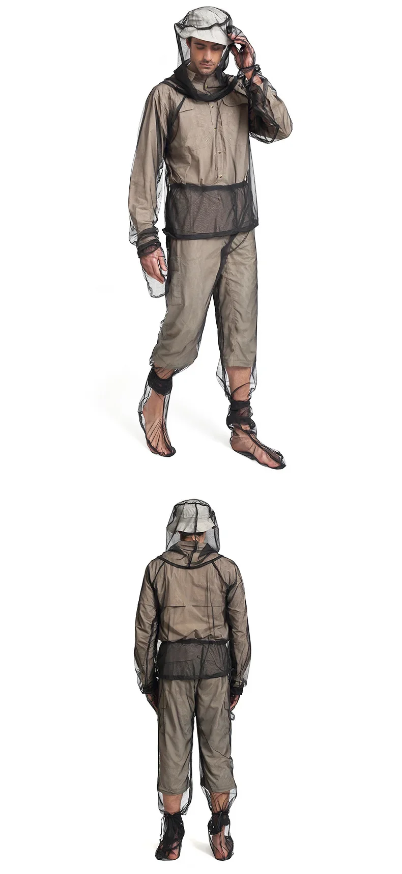 Наружная альпинистская одежда для предотвращения комаров пешего туризма отдыха