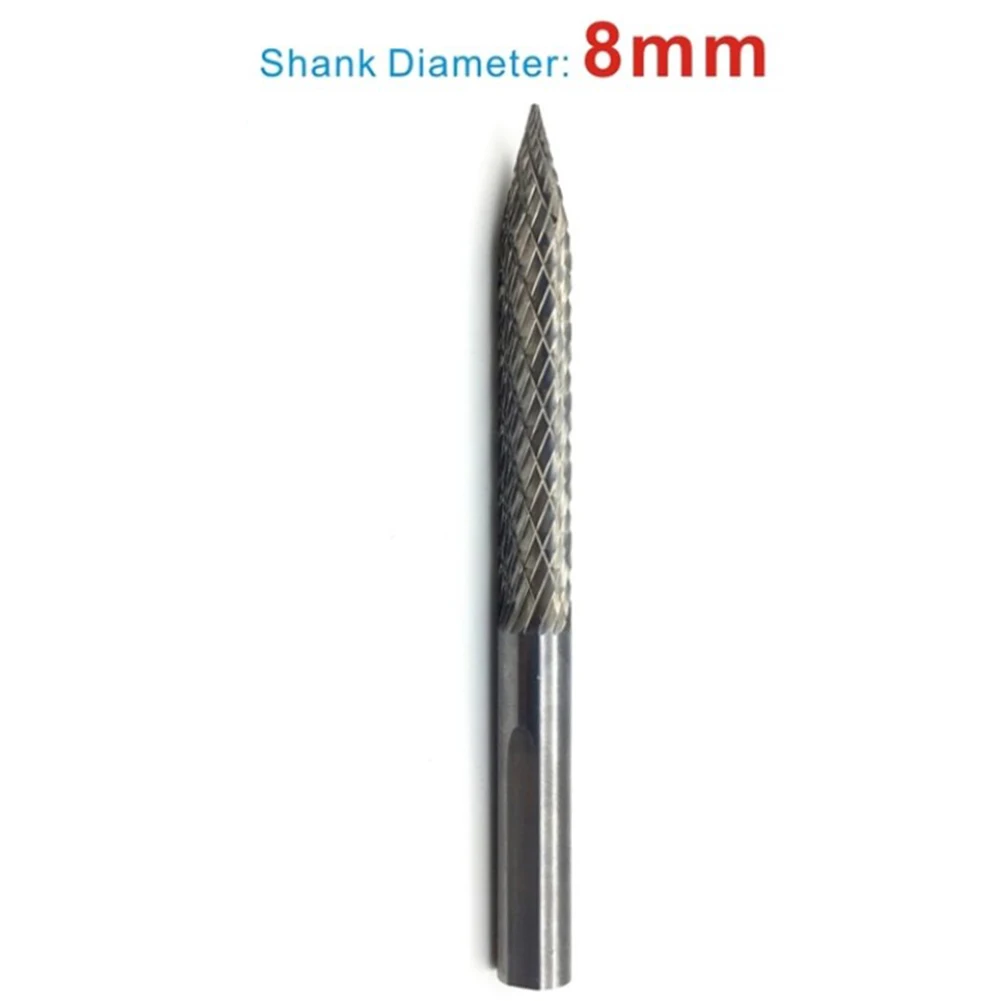 Carbide Cutter Rotary Burrs 3-12mm Shank Mushroom Nail Tyre Repair Drill Bit Patch Plug Tire Pneumatic Tool Accessories |