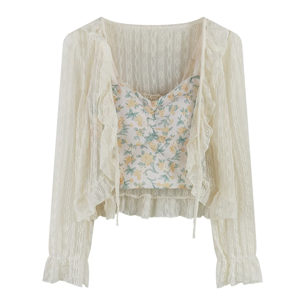 Женская модель ультратонкое пальто с защитой от солнца жилет принтом пляжный из