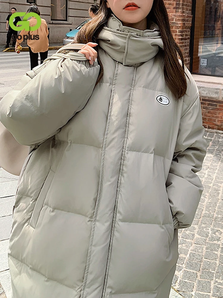 

GOPLUS Womens Winter Coat Hooded Ladies Jackets Korean Style Parkas Chaqueta Mujer Invierno Damen Mantel Manteaux Hiver Femme