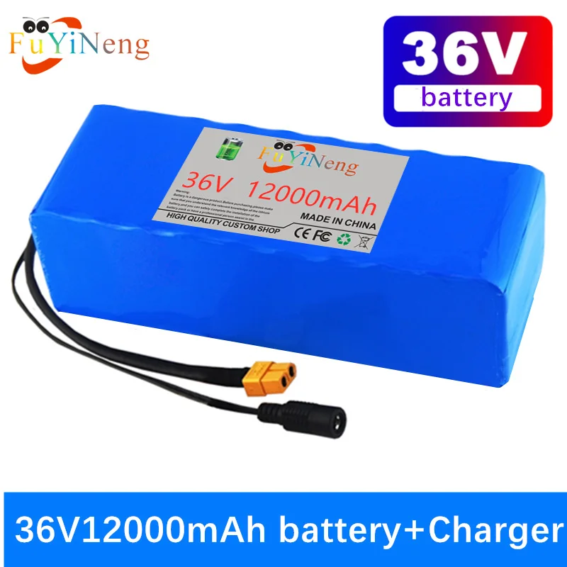 

36V12Ah 18650 lithium battery pack 10S3P 600W or less, suitable for scooter E Twow scooter m365 pro ebike backup power supply