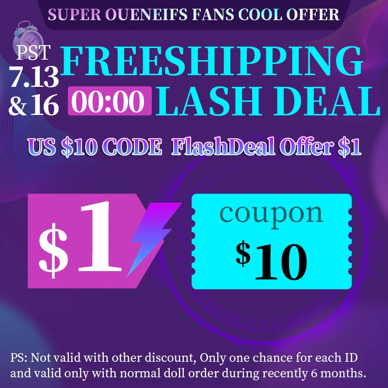 

US $10 CODE:2022 Super OUENEIFS Fans Cool Offer Flash Deal $1 On 00:00 7.13th to 00:00 7.16th