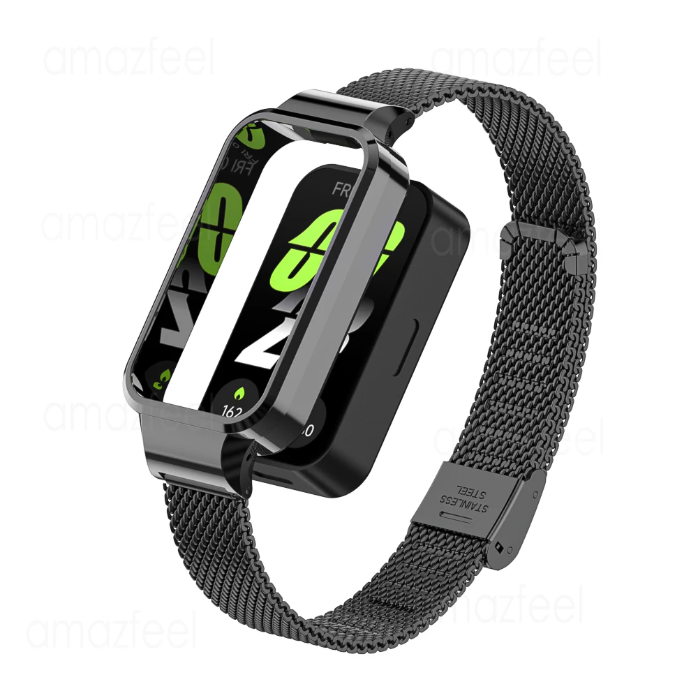 Металлический защитный чехол для Xiaomi Smart Band 9 активный ремешок часов Redmi 3 браслеты