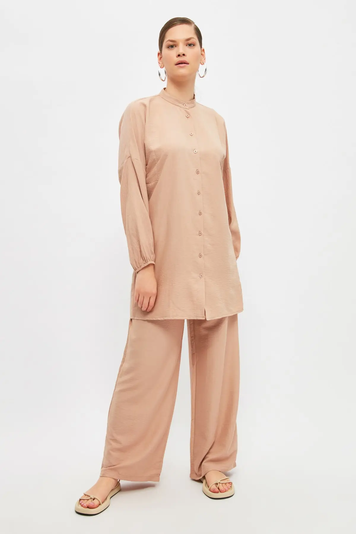 

Trendyol Shirt Collar Sub-Top Suit TCTSS21US0001