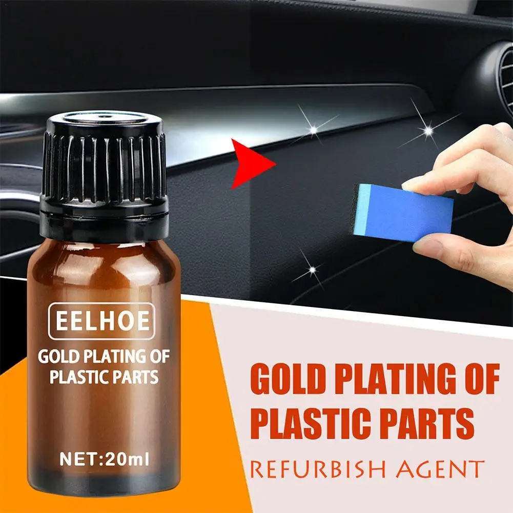 

20/30ml Coating Paste Maintenance Plastic Parts Refurbish Agent Car Cleaner Plastic Retreading Agent Automotive Interior Part
