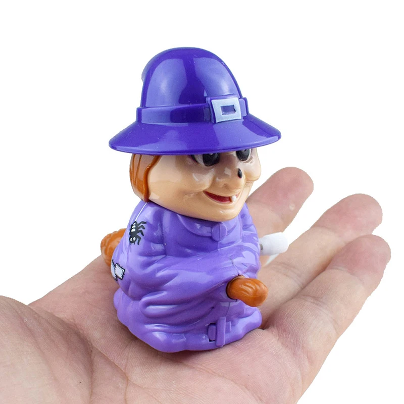 

Halloween Clockwork Toys Spoof Toys Party Props Funny Prank Toys Purple Witch Zombies Funny Clockwork Mummy Toy