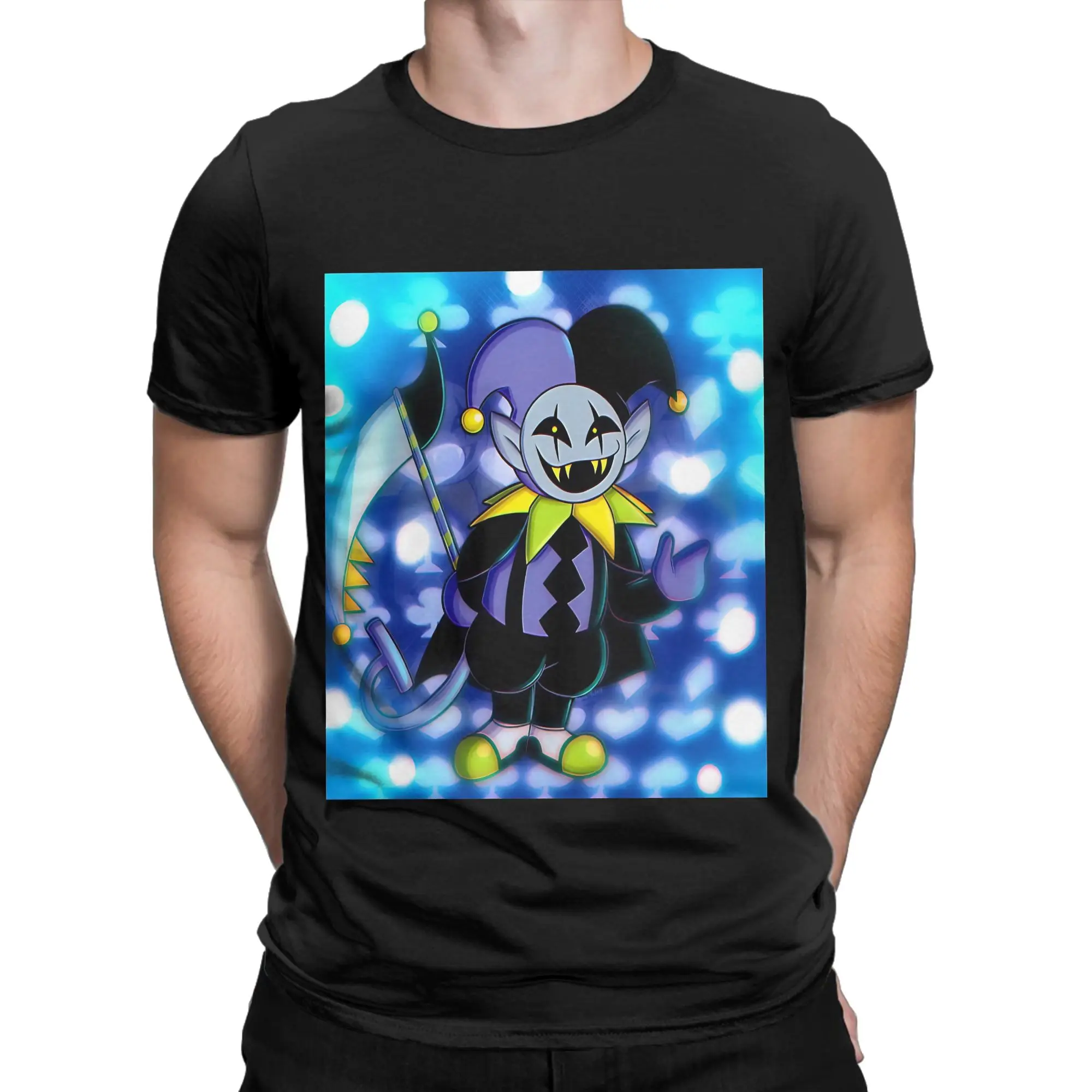 Синяя футболка deltarune с графическим рисунком, 100% хлопок, футболки deltarune, топы для мужчин (art.: 3920dbadf147d) - 3920dbadf147d