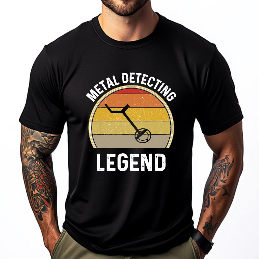 Мужские футболки Metal Detecting Legend из хлопка
