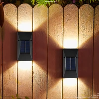 solar wall lamp household waterproof outdoor lamp garden layout balcony landscape atmosphere decorative street lamp