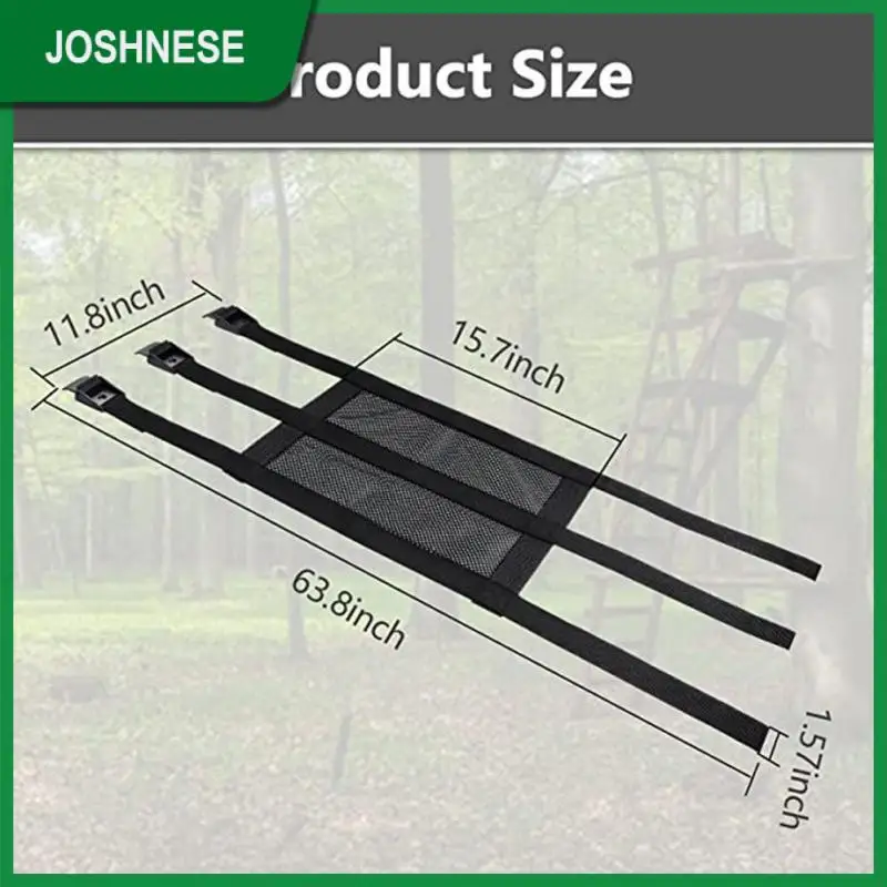 

Нейлоновые аксессуары для охотничьего сиденья, удобная Регулируемая самоблокирующаяся Пряжка, универсальный кронштейн для охоты и скалол...