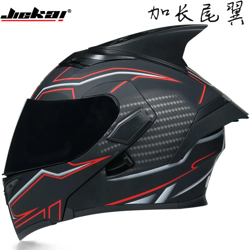 Suitable for Bluetooth facelift helmet, double lens electric motorcycle helmet, personalized motorcycle, semi full coverage