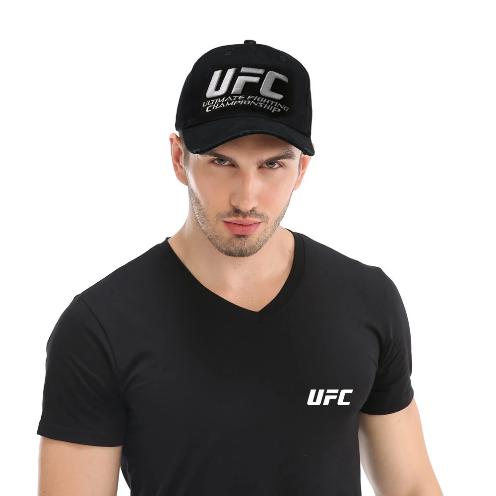 

MMA Comprehensive Ultimate Fighting Boxing Martial Arts Cap Three-dimensional Embroidered Cap Mesh Baseball Cap Net Hat