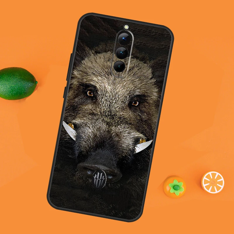 Чехол с рисунком дикого кабана для ZTE Nubia Red Magic 9 Pro 8 8S Plus 6 7 6S 7S 6R