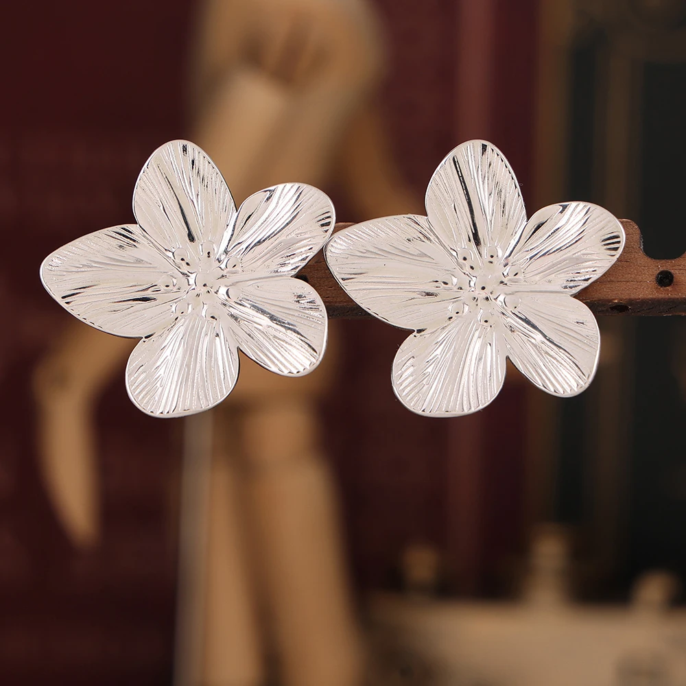 Liora модные серьги-гвоздики из нержавеющей стали 316L для женщин массивные серьги с