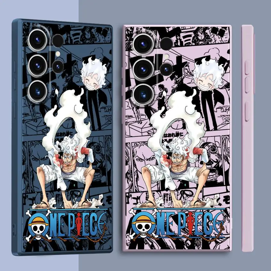 Фото Чехол O-Ones Pieces Luffy 5 Gear для Samsung Galaxy S26 S22 S21 Plus S25 Edge S23 Note 20 10 Ultra S24 Ultra S20 FE №1