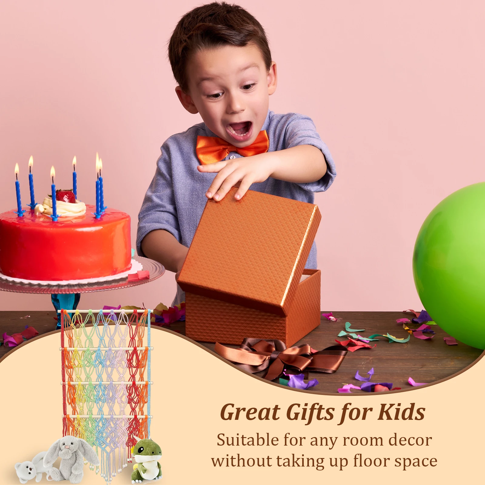 3-слойный Гамак Для Хранения Макамеров Большая Емкость Плюшевый Органайзер