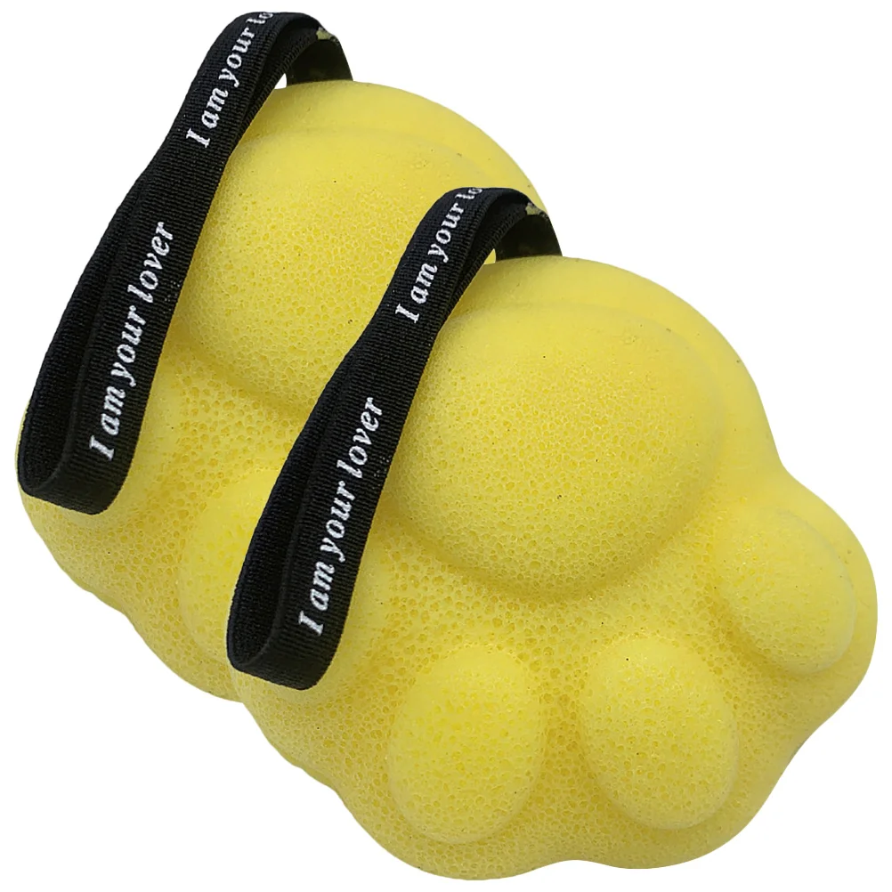 

Cat Claw Bath Ball Shower Brushes Your Back Clean Lovely Elderly Sponge Cleaner Hanging Scrubber Body Kids