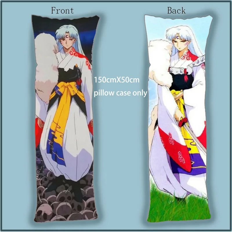 

Двухсторонний чехол для подушки, дакимакура, аниме, Инуяша, сесшомару, постельные принадлежности для дома