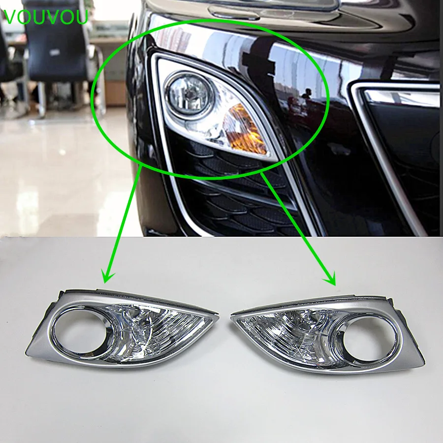 

Car body parts 216-1625L-U front bumper grille fog lamp for Mazda CX-7 2009-2015