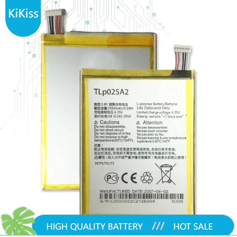 Аккумулятор для мобильного телефона Tlp025a2 2500 мАч Alcatel One Touch Pop 3 (5 5) 5054A OT-5054 5054T 5054D