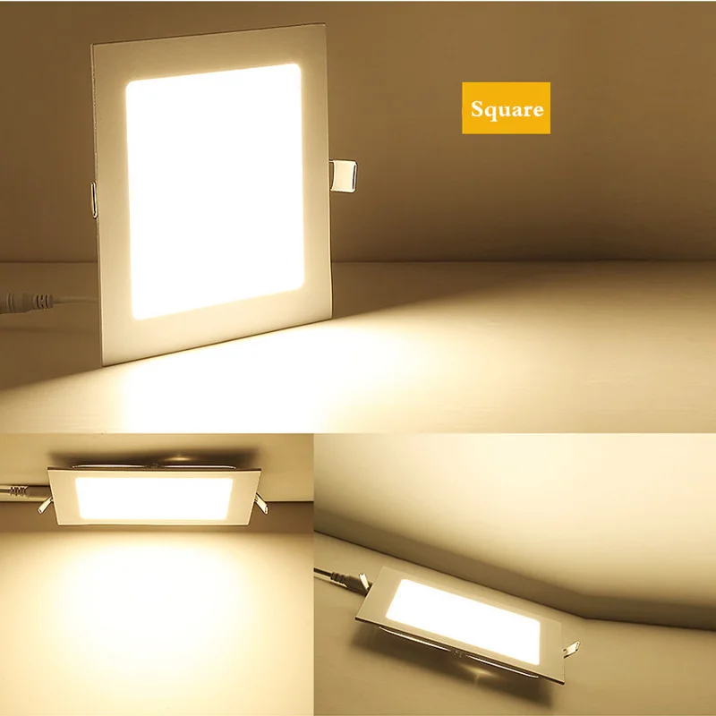 Встраиваемая энергосберегающая потолочная светодиодная панельная лампа