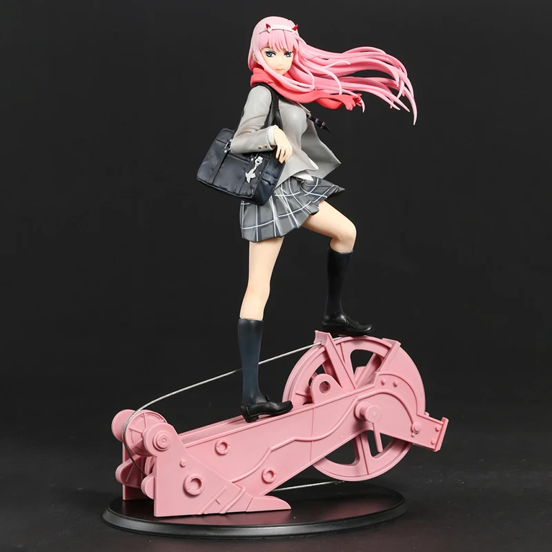 

DARLING In The FRANXX Zero Two 02 School Uniform Ver. 1/7 Scale PVC Figure Doll Collectible Model Figurine Toy