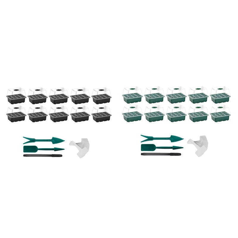 Стартовый поднос 10 упаковка семян стартовый набор из 120 ячеек для с куполом