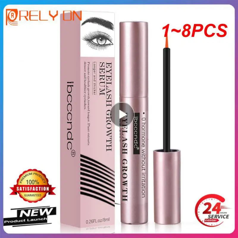 

1~8PCS Natural Medicine Eyelash Growth Serum For Eyelashes Enhancerye Mascara Lengthening Thicker 8ml