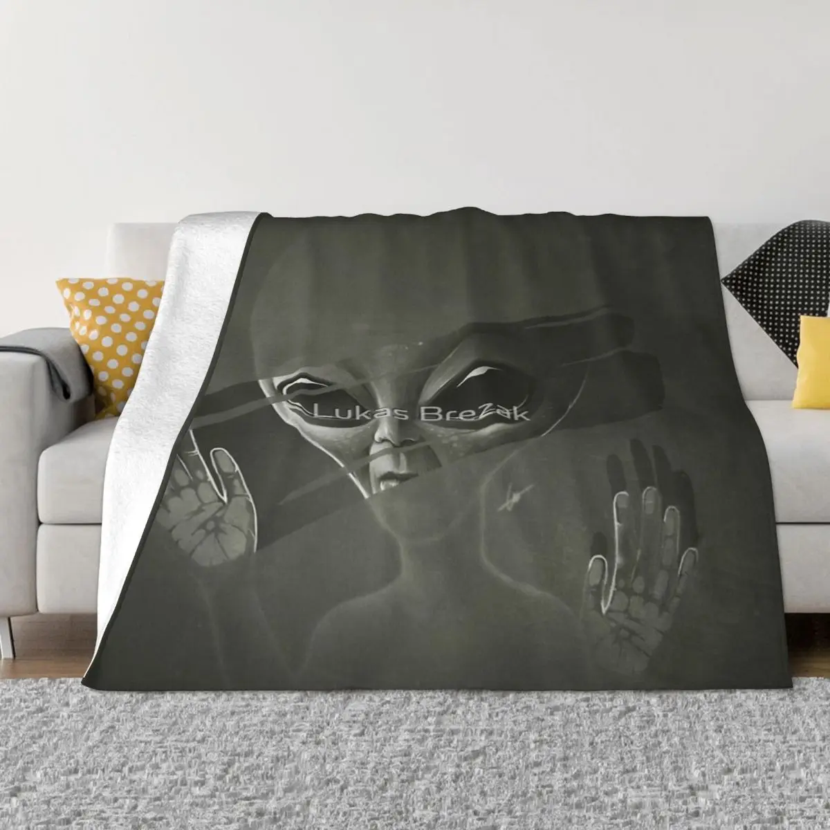 

Мягкое микро Флисовое одеяло Alien в стиле ретро, теплое, для кемпинга, разные стили