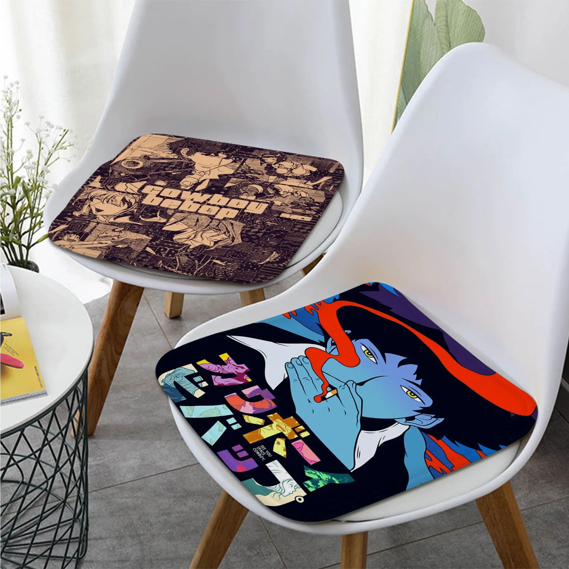 

Japan Anime Cowboy Bebop Four Seasons Seat Cushion Office Dining Stool Pad Sponge Sofa Mat Non-Slip Cushion Pads