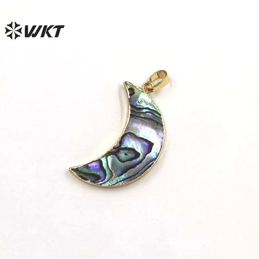 

WT-JP304 WKT 2022 New Arrival Natural Abalone Shell Pendant Gold-Plated Pendant For Women Party Gift Pendant Trend Jewelry