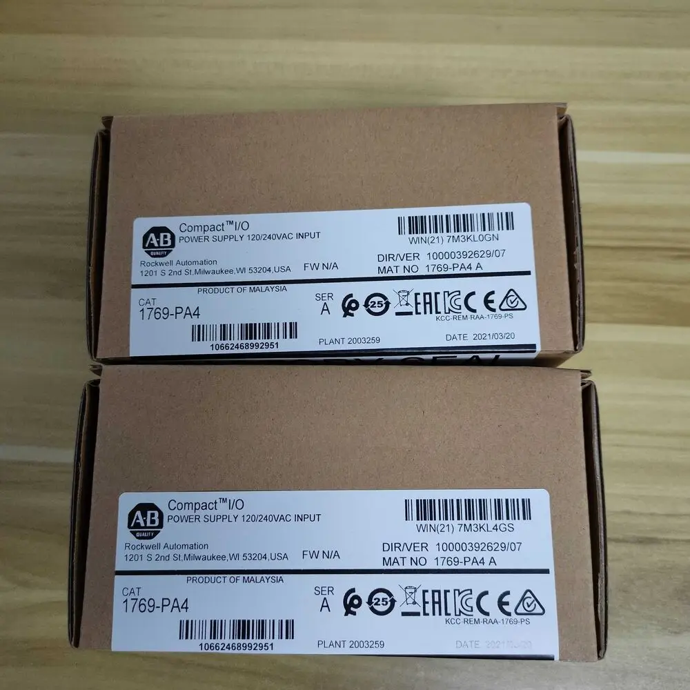 

Блок питания переменного тока Allen-Bradley 1769-PA4 Compact logix, новая заводская упаковка